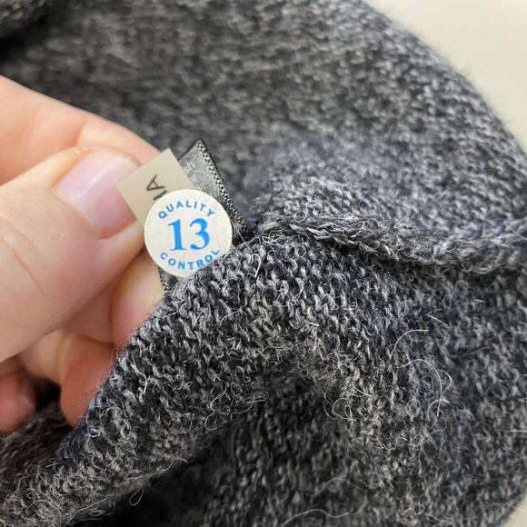 Peruvian Connection Royal Alpaca Sweater Womens XL Gray Oversized Boxy Cozy - Picture 11 of 13